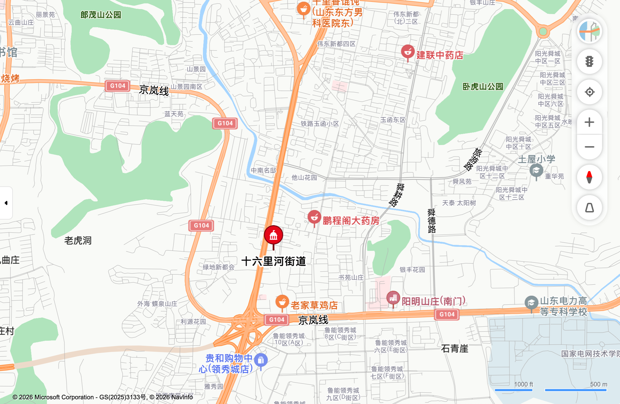 7-山东济南十六里河街道涝坡地区